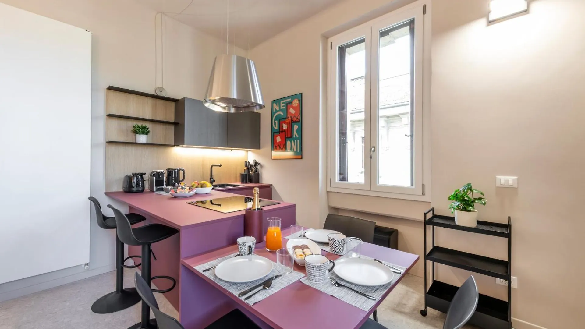 Apartman Laurana, 6 Ampio E Luminoso Appartamento Per 6 Milánó Olaszország